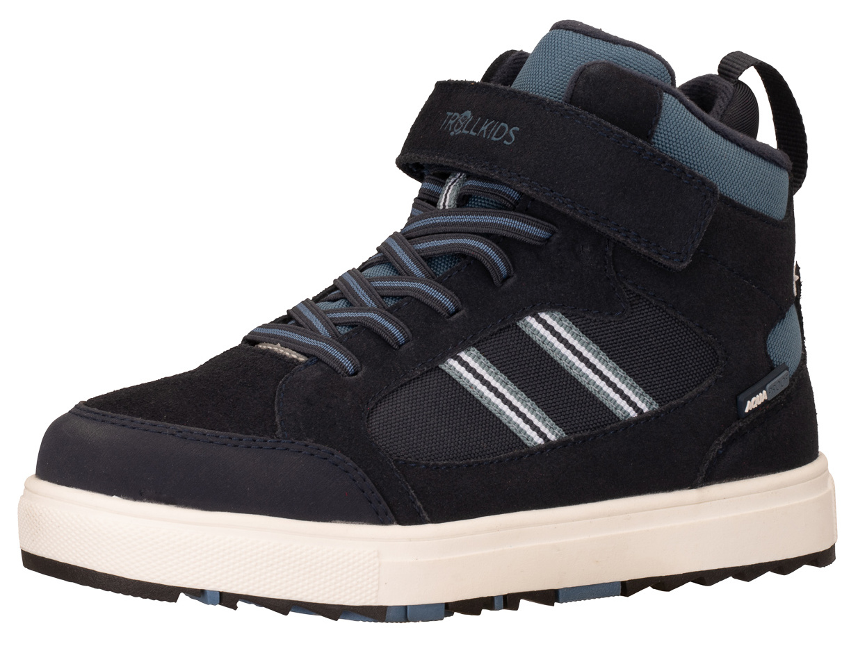 Trollkids Grimstad Mid Cut Tex Schuh Navy