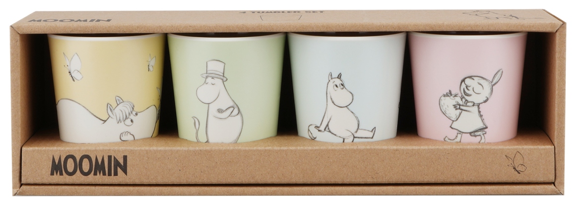 Barbotoys Becher-Set 4 Teile Moomin