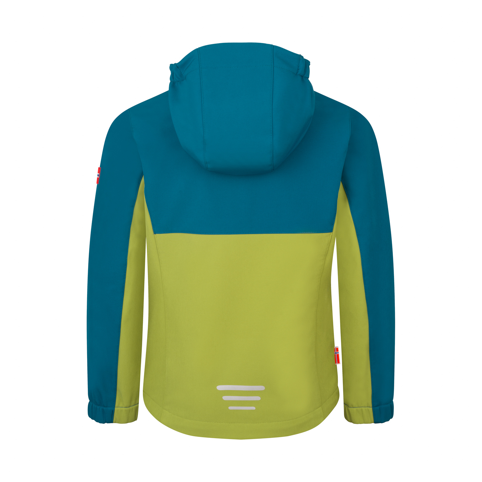 Trollkids Kristiansand Softshell Jacke Pear Green/Lagoon Green