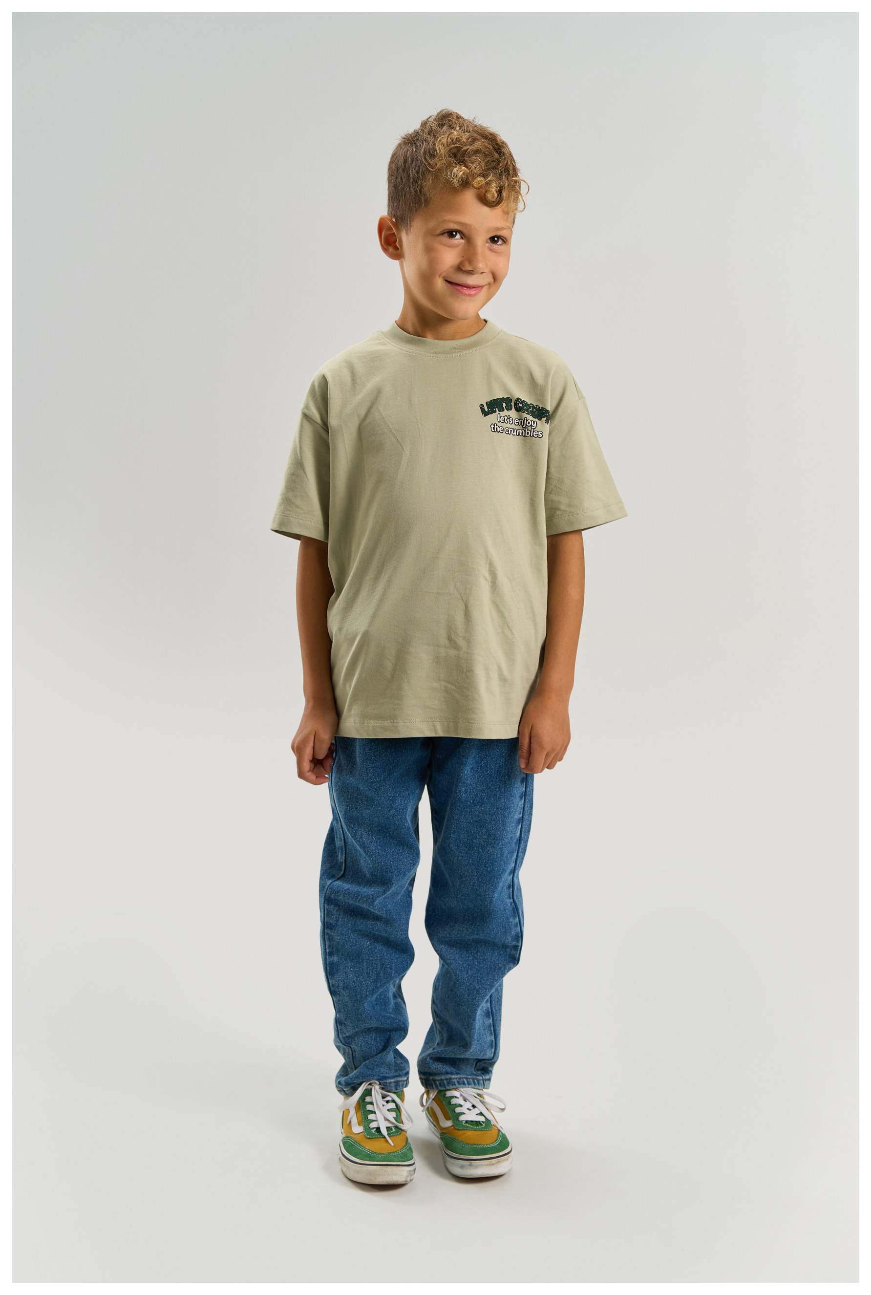 The New Boy Kurzarmshirt gray