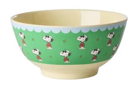 Rice Schüssel Snoopy Print grün
