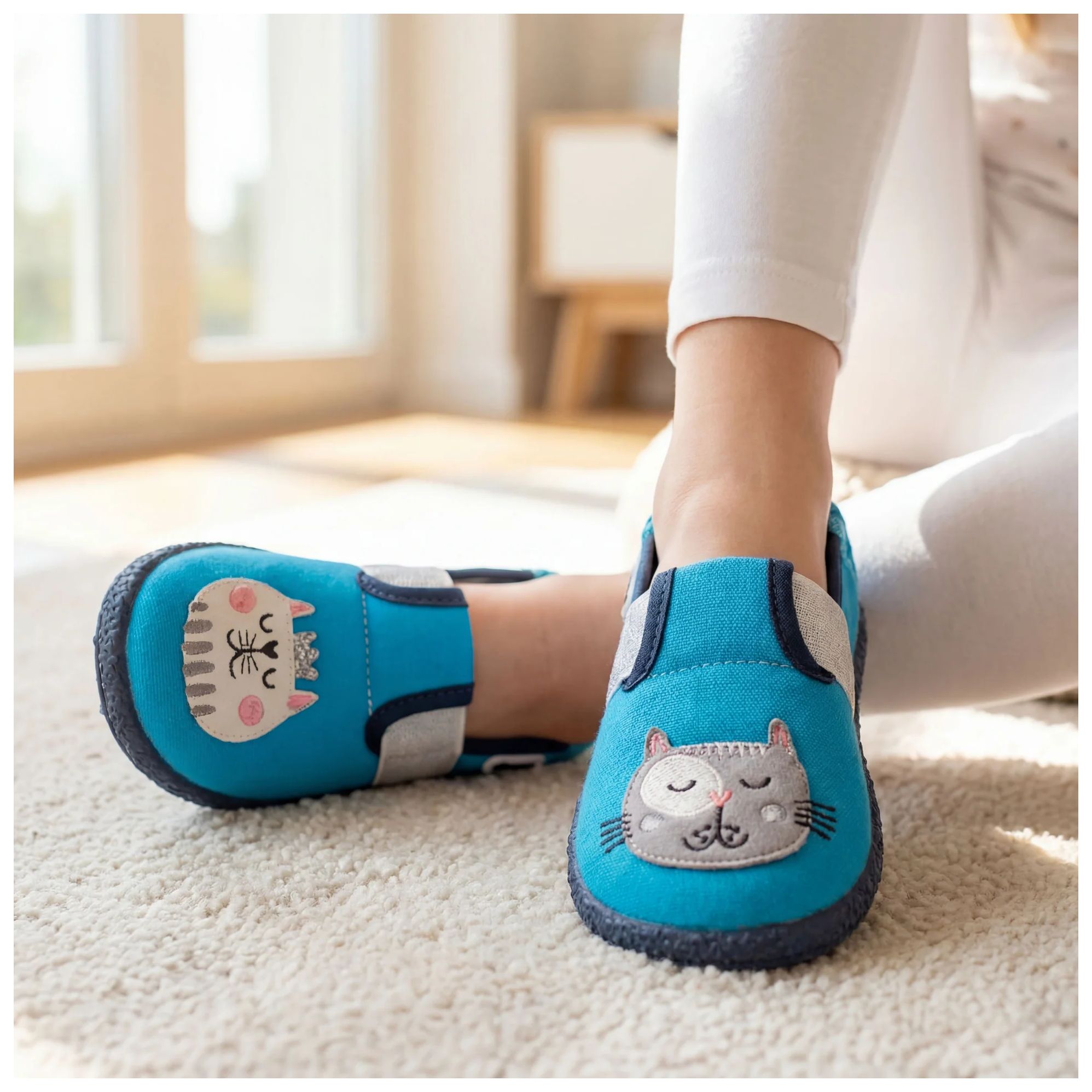 Nanga Hausschuh MietzeKatze 2.0 türkis