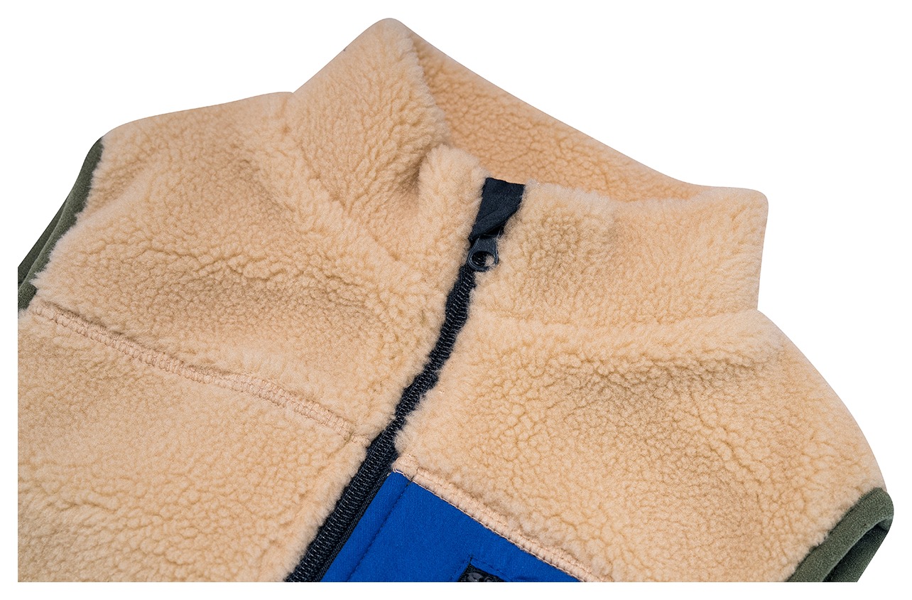 Someone Boy Teddyweste beige