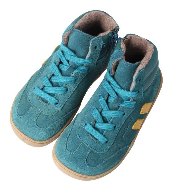 bLIFESTYLE Barfußschuh wildbienen petrol