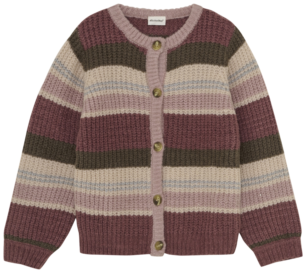 Minymo Girl Cardigan Knit rose