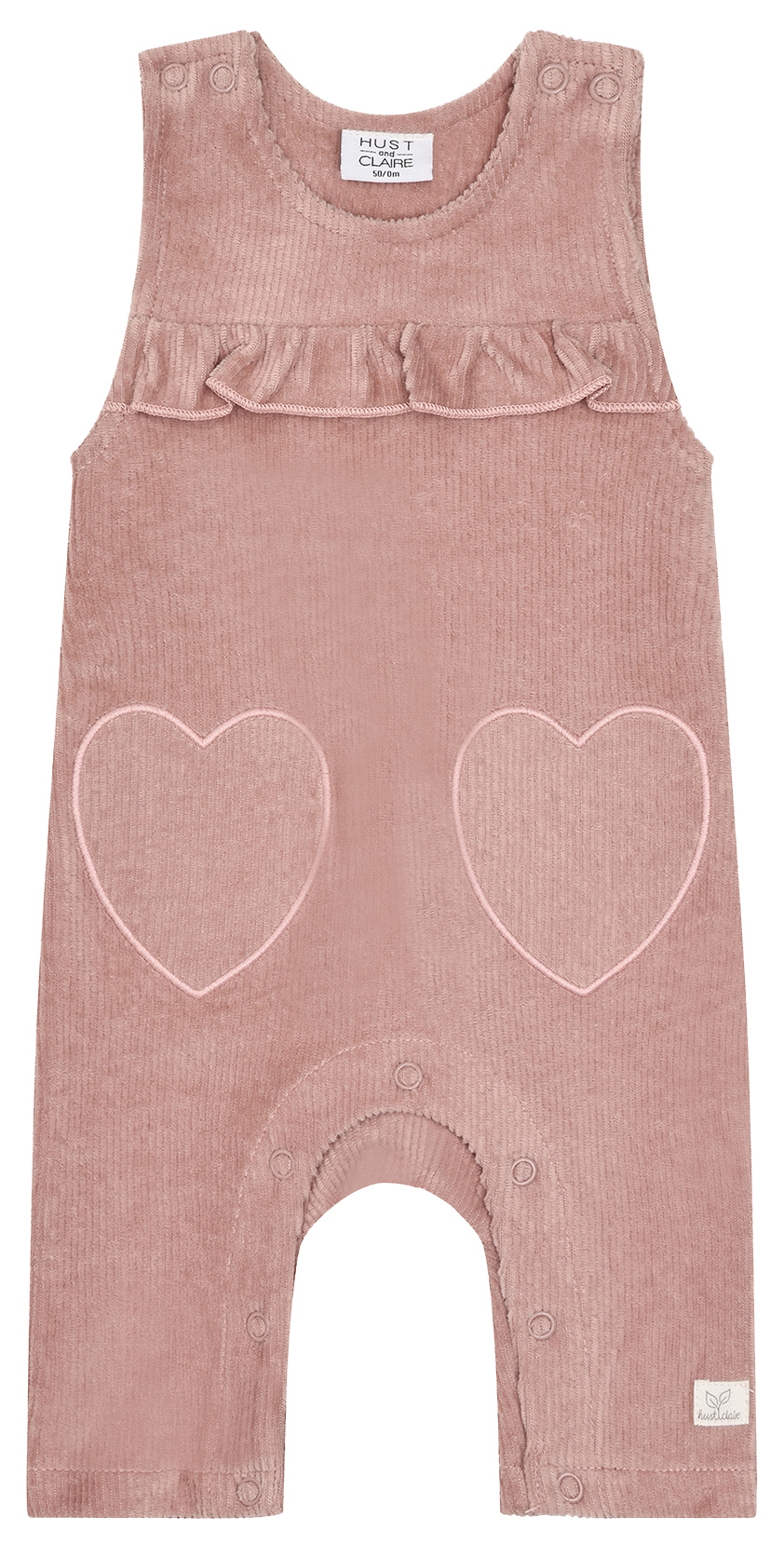 Hust & Claire Baby Girl Latzhose Samtcord Adobe Rose