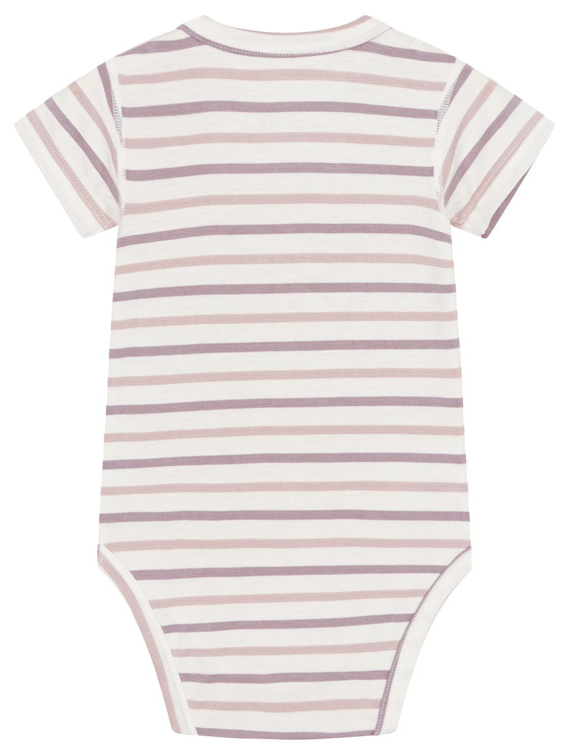 Hust & Claire Baby Bambus Body Kurzarm Heather