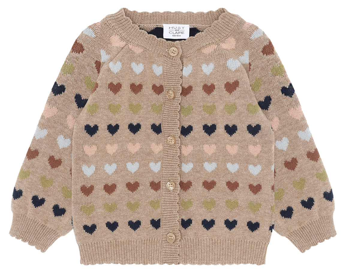 Hust & Claire Baby Girl Winter Heart Biscuit