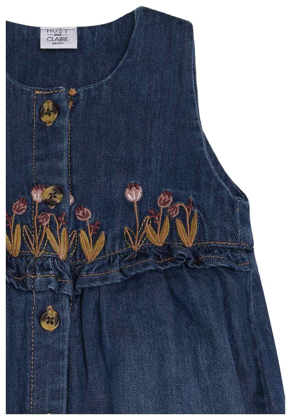 Hust & Claire Baby Overall Blue Denim