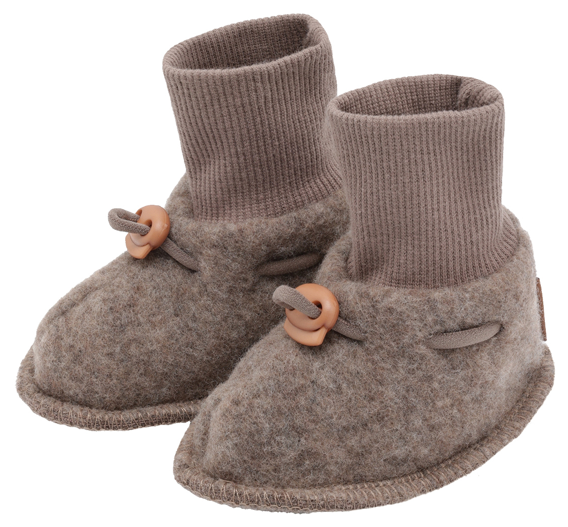 Hust & Claire Baby Woll Überschuhe Deer Melange