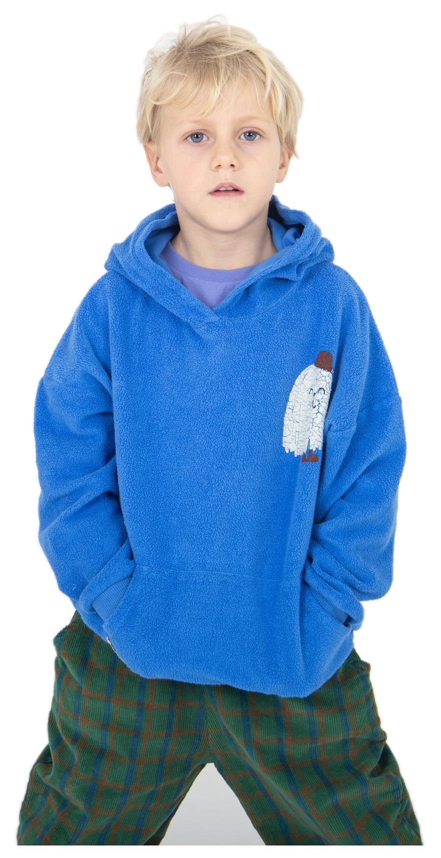 Lötiekids Kapuzensweatshirt Good Monster cobalt blue