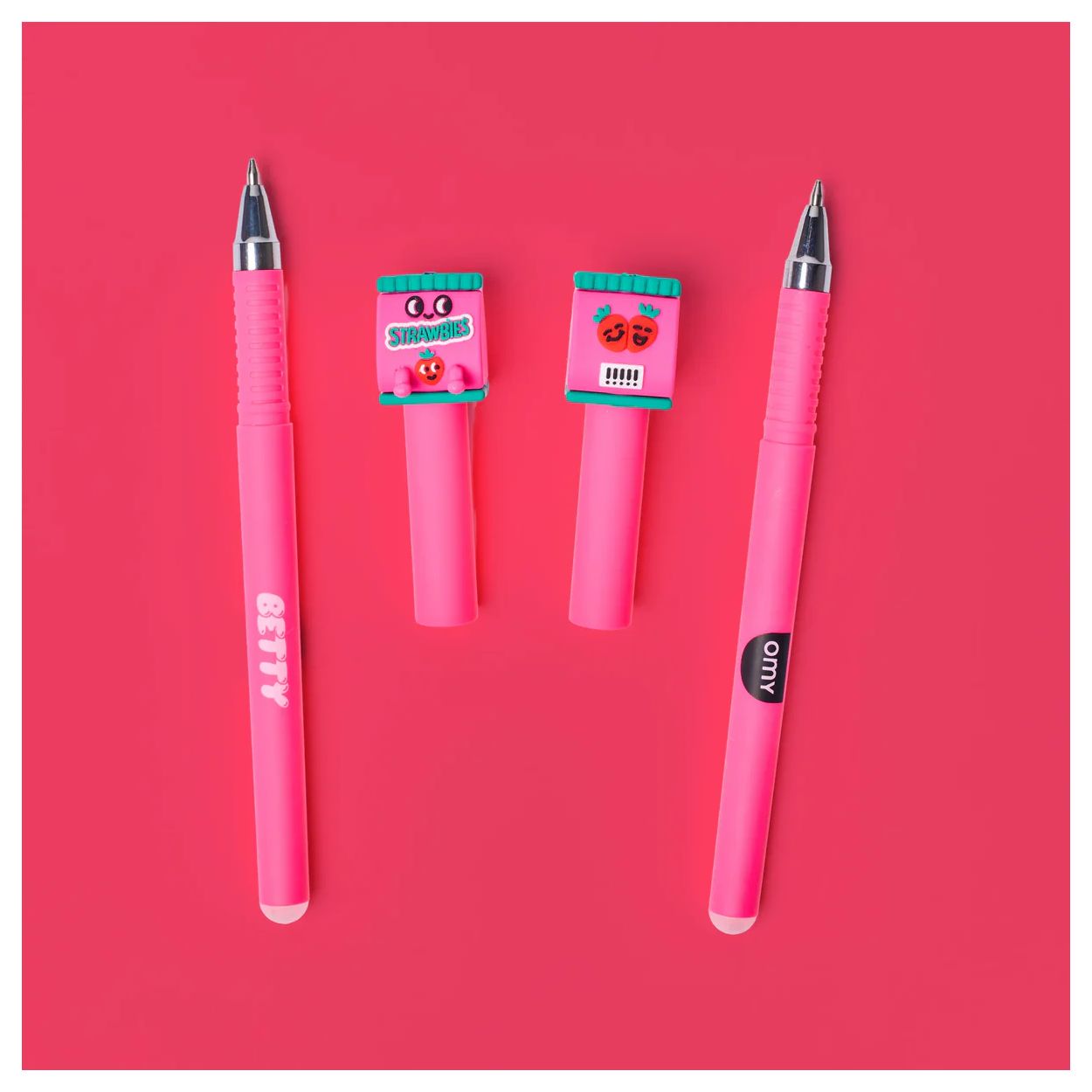 OMY AST PEN BUDDIES pink Betty