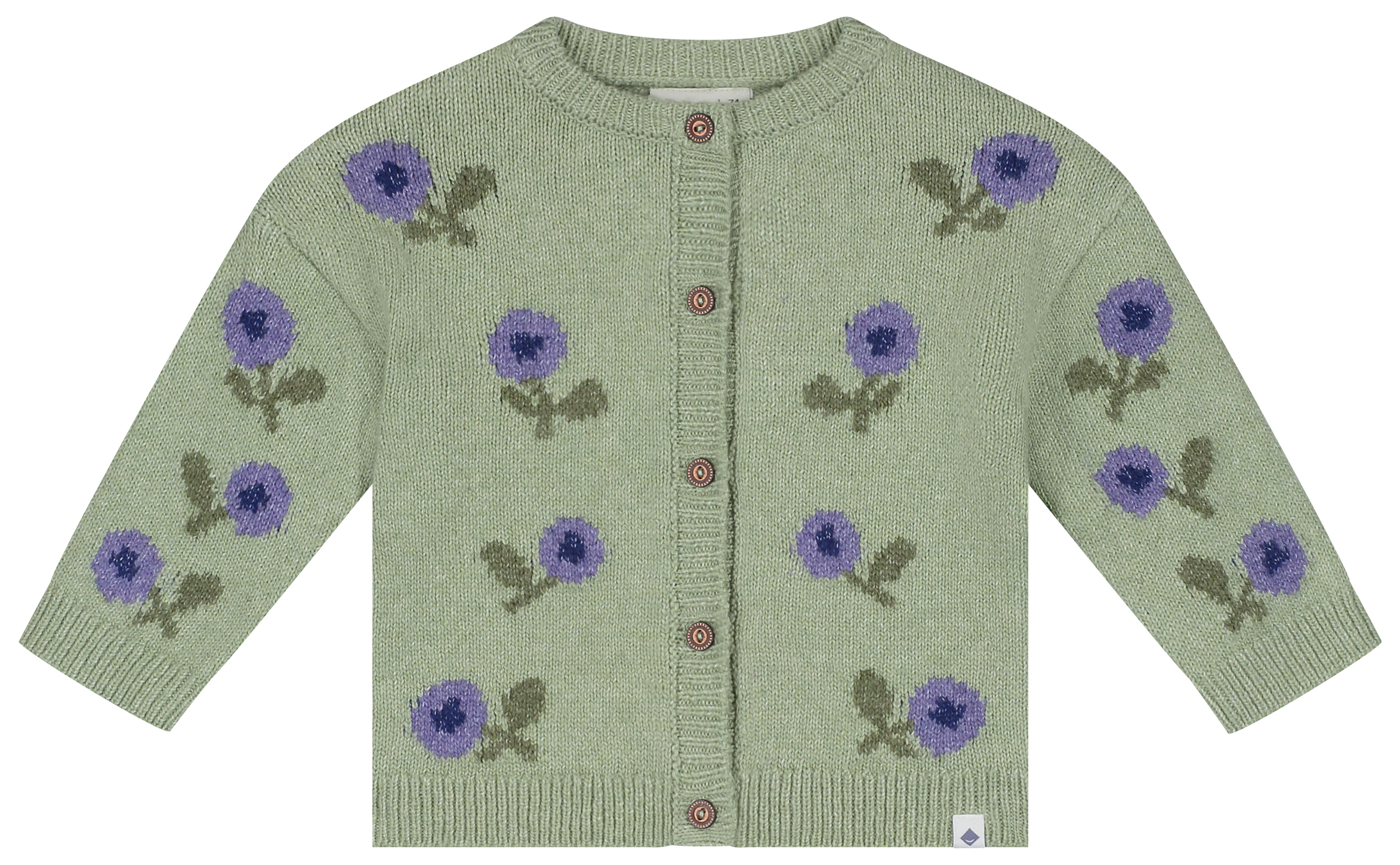 Babyface Baby Girl Cardigan Blueberry mint