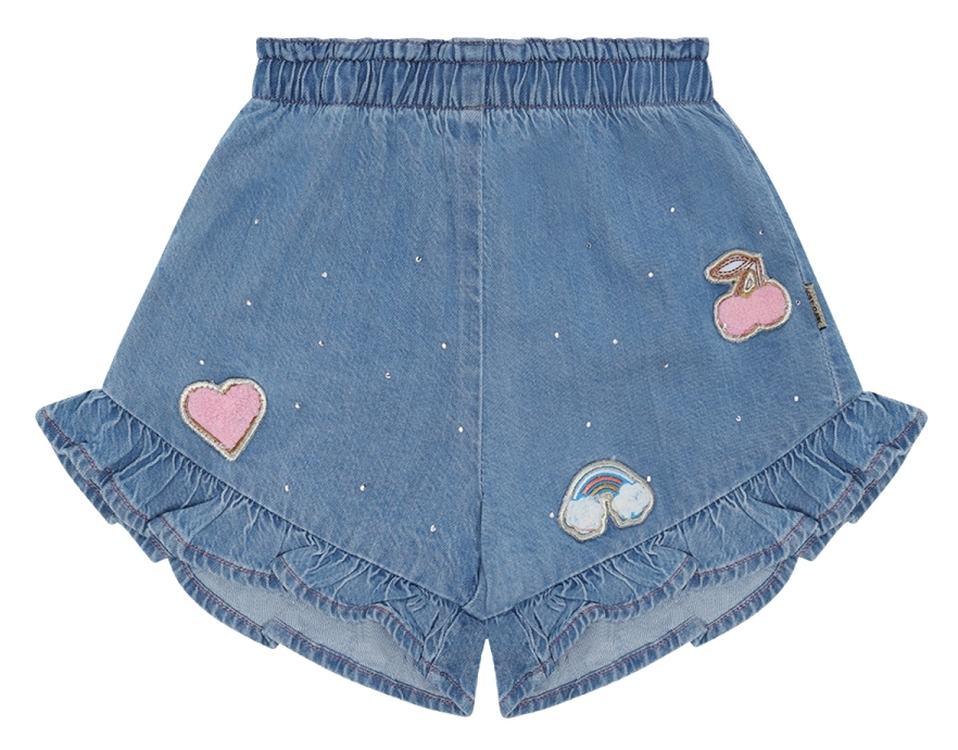 Hust & Claire Girl Shorts Sparkling Blue Denim
