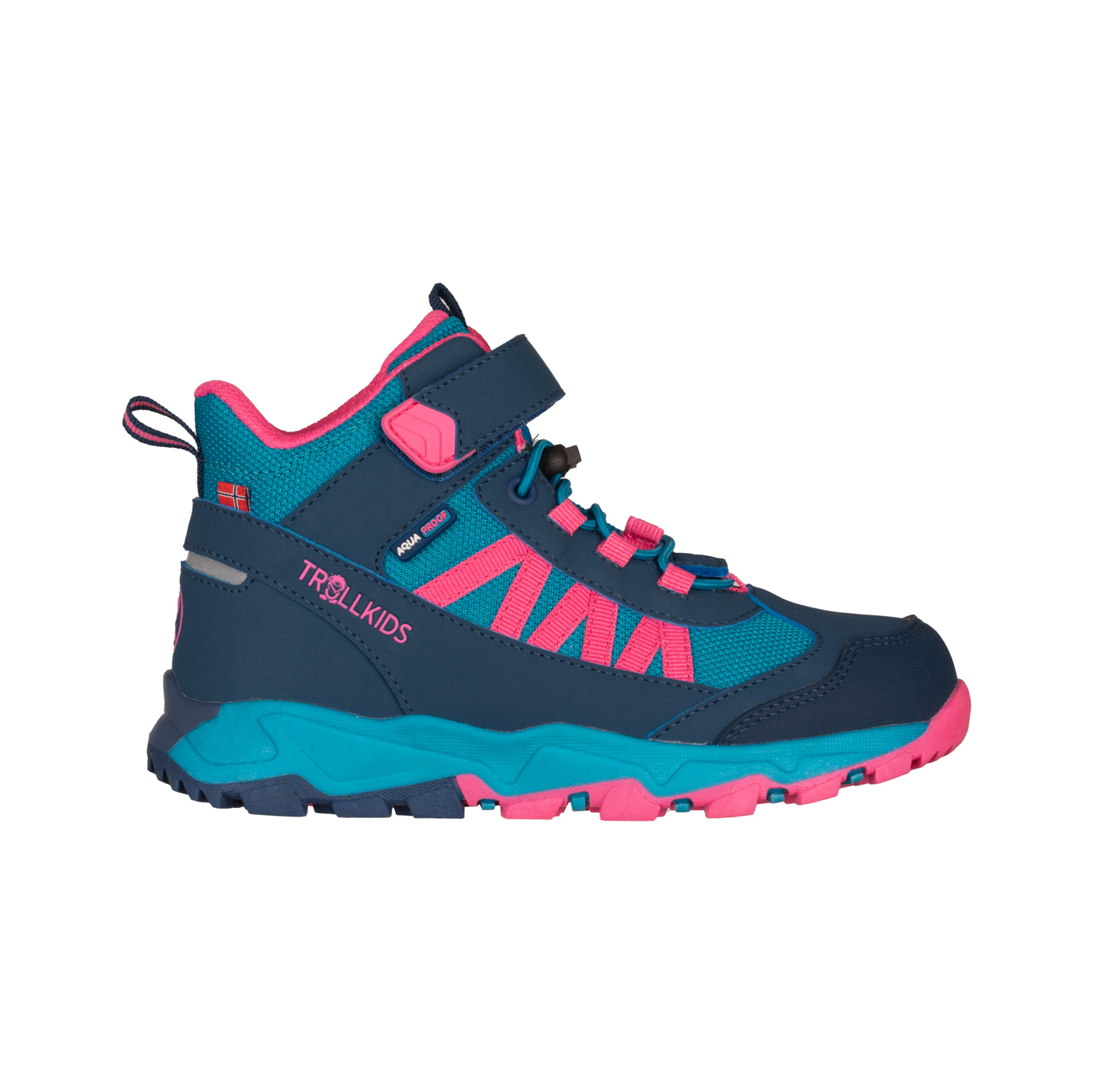 Trollkids Tronfjell Hiker Mid Dark Turquoise/Light Magenta