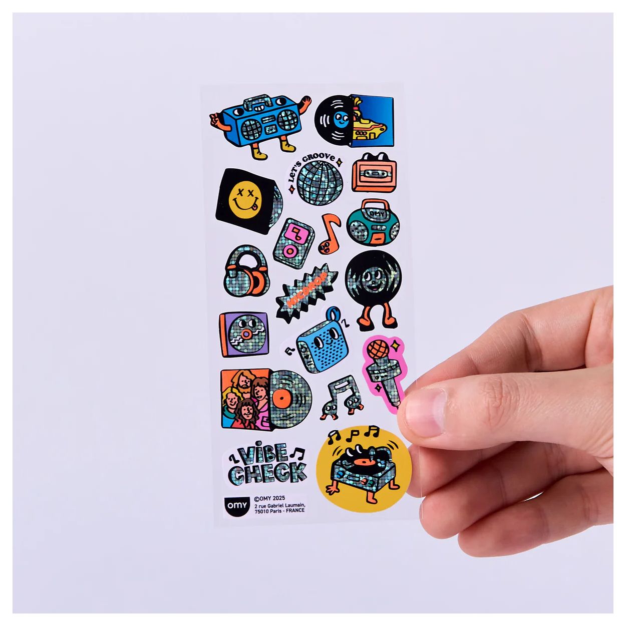 OMY STICKER ICONIC - MUSIC