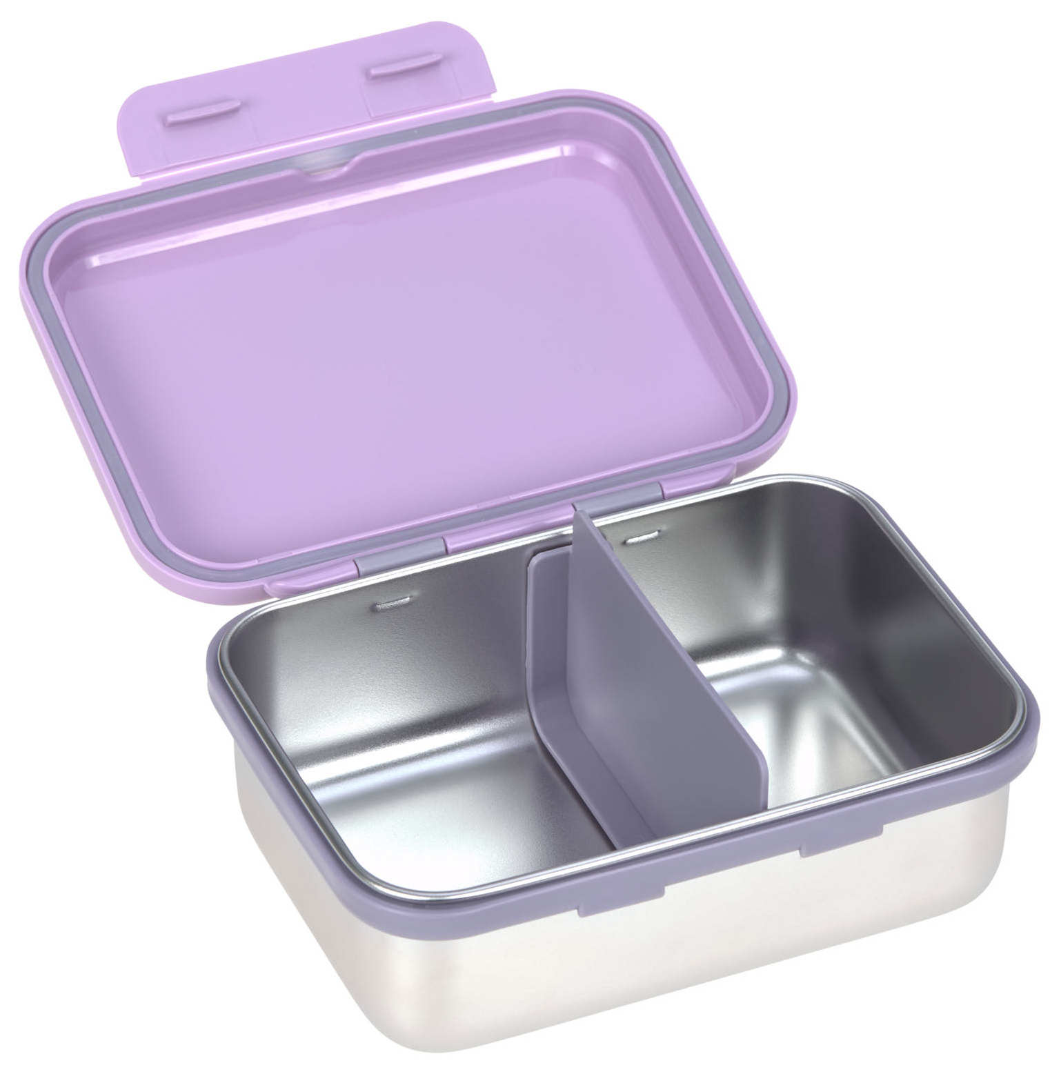 Lässig Lunchbox Stainless Steel Little Gang Heart lilac