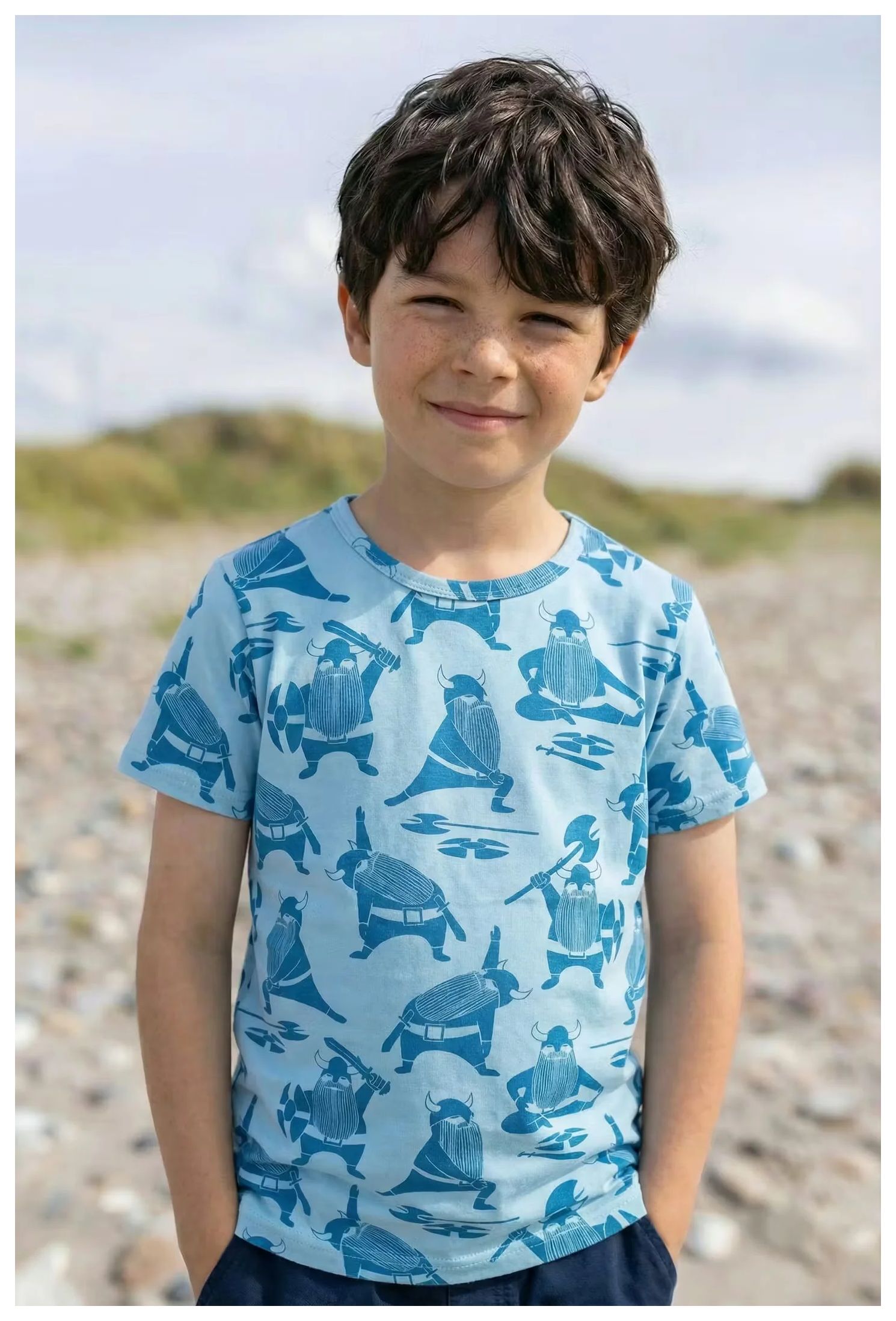 Danefae Shirt KRIGERSTRAEK Light Blue