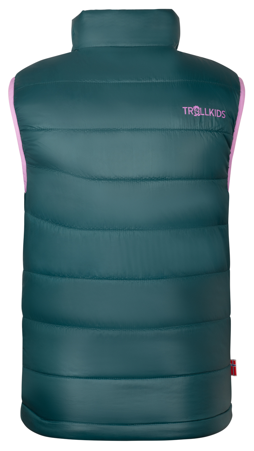 Trollkids Trondheim Steppweste Midnight Petrol/Light Violet