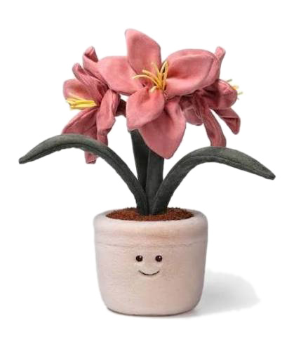 Hugs Sand Beige Striped Lily 30 cm