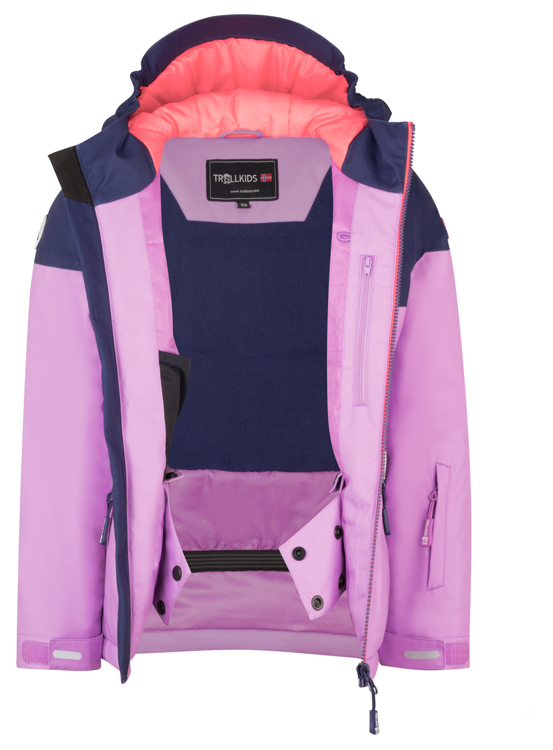 Trollkids Girls Hallingdal Winterjacke Light Violet Deep Violet