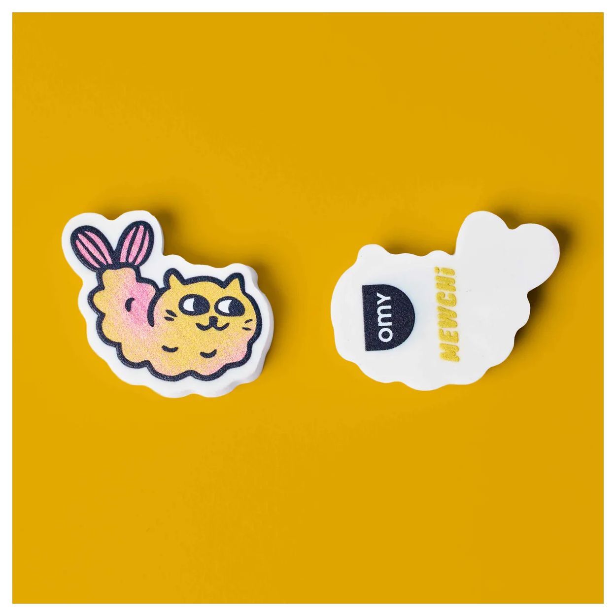 OMY AST ERASER BUDDIES gelb Mewchi