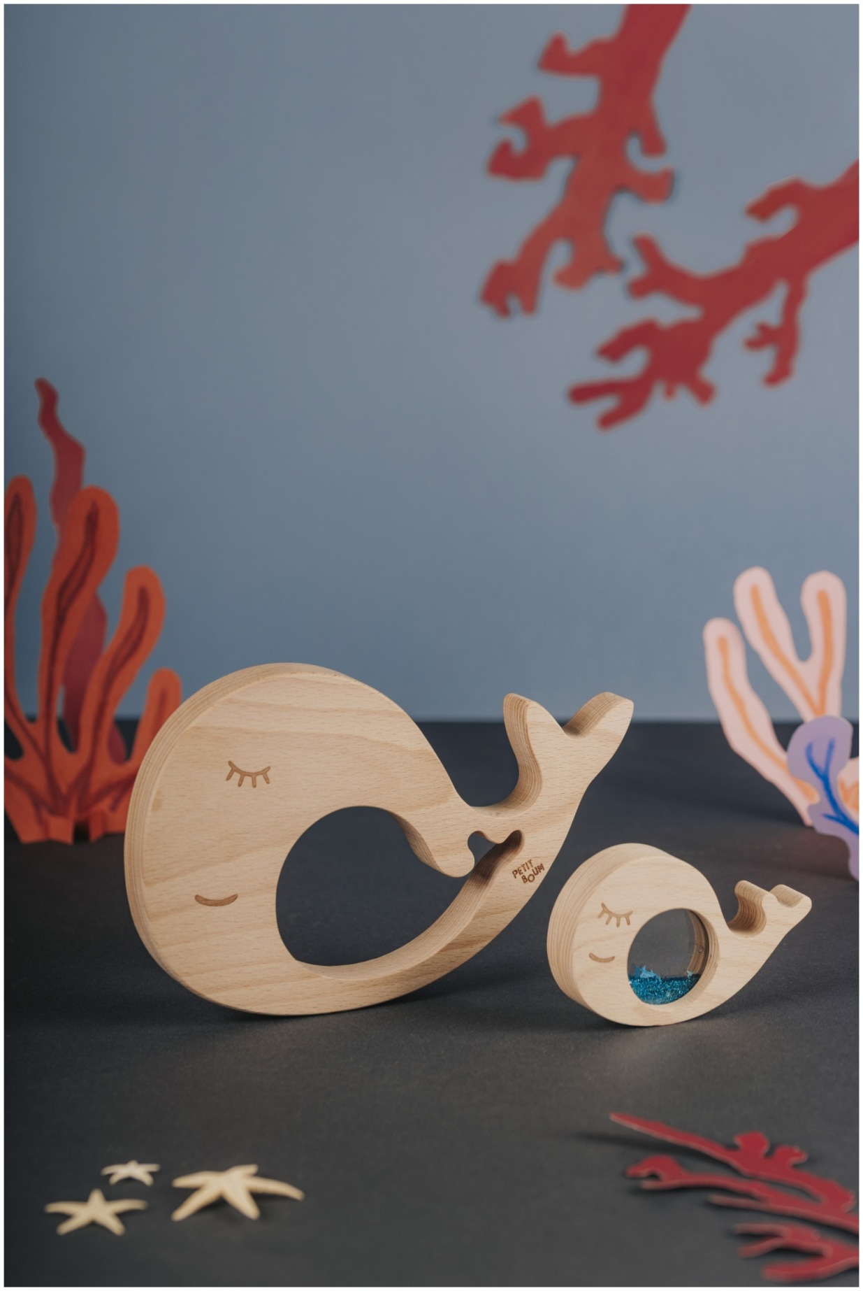 Petit Boum Puzzle Wahle and Baby