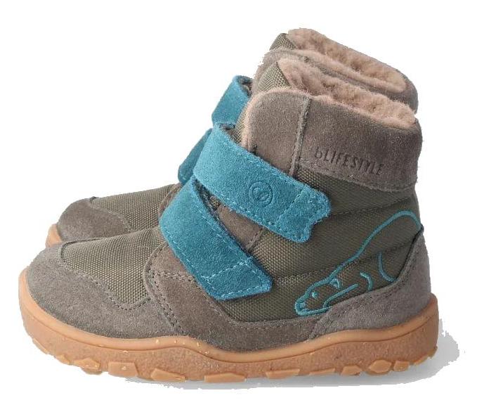 bLIFESTYLE Winterschuh Eisbär Kids Steingrau