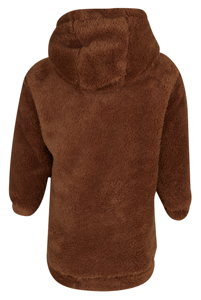 Someone Kleid Teddy Heart cognac