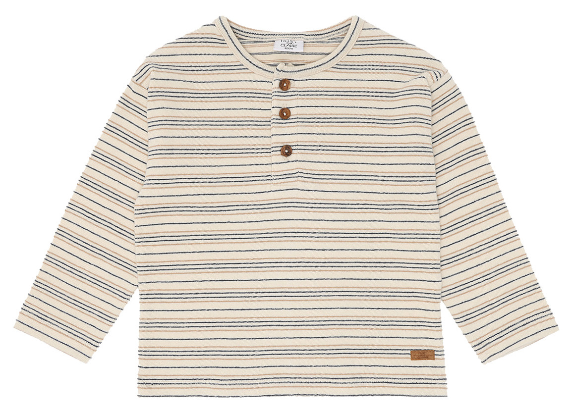 Hust & Claire Boy Sweatshirt Feinstrick Snow White