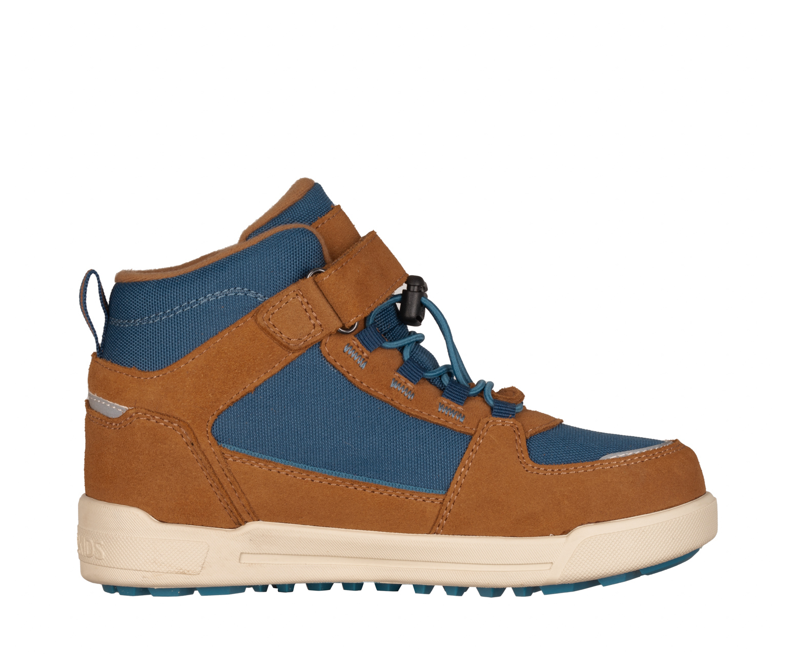 Trollkids Gryllefjord Mid Cut Boots Almond/Madeira Blue