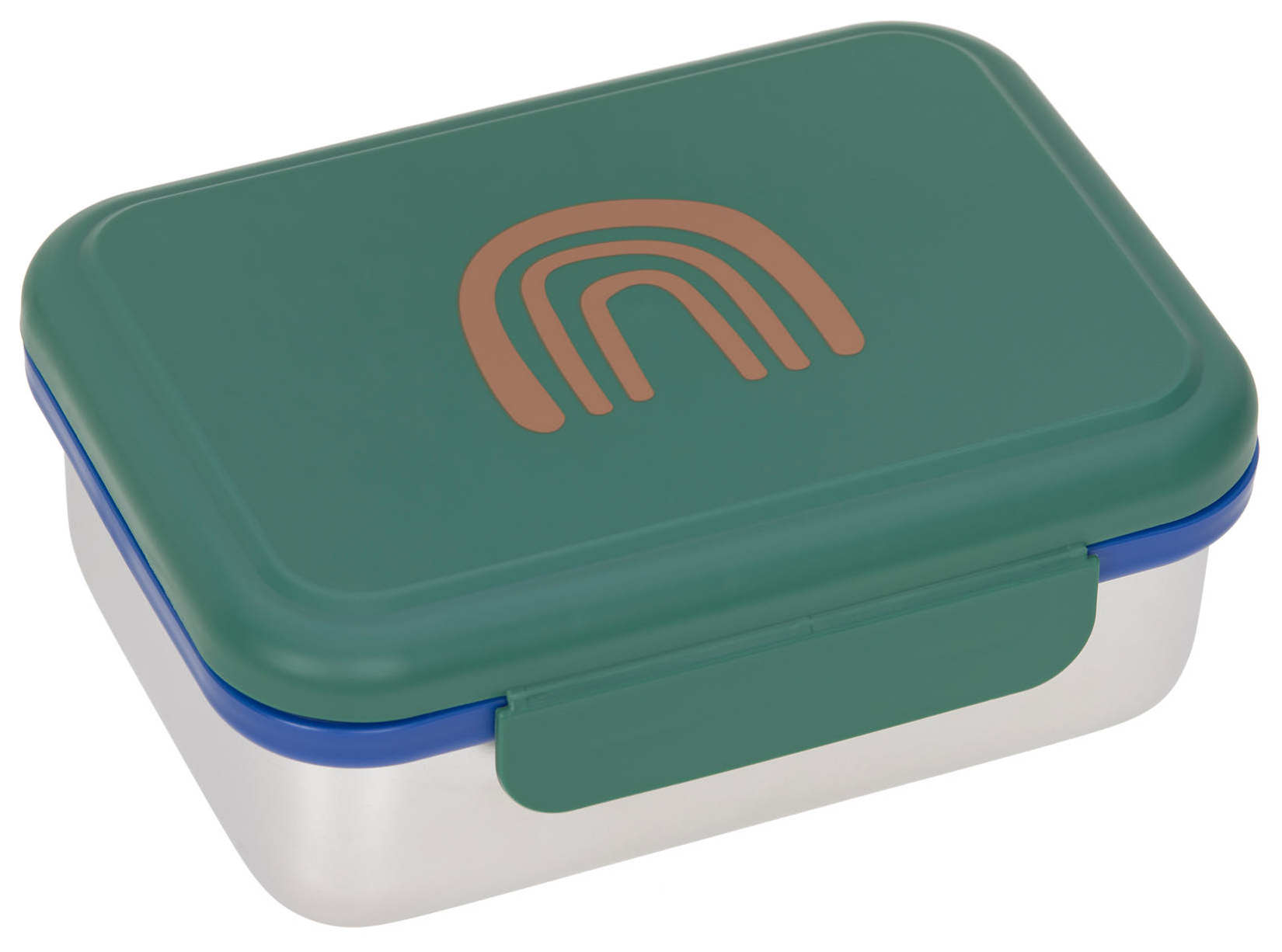 Lässig Lunchbox Stainless Steel Little Gang Rainbow green