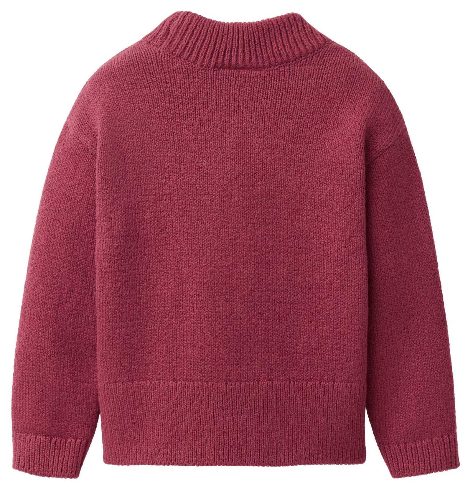 PWO Pullover Strick Solid bordeaux
