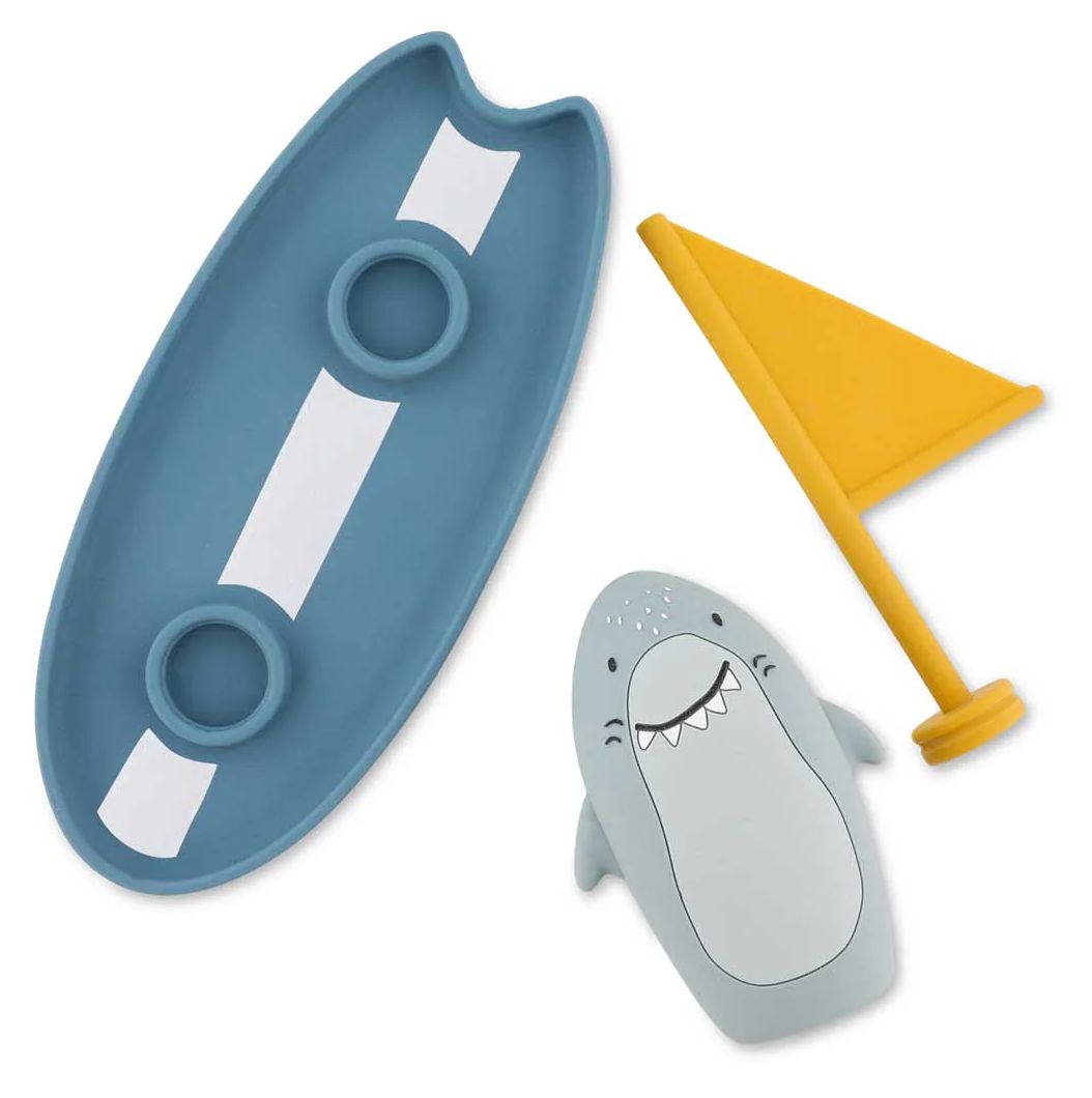 trixie Badespielzeug Surfbrett - Mr. Shark