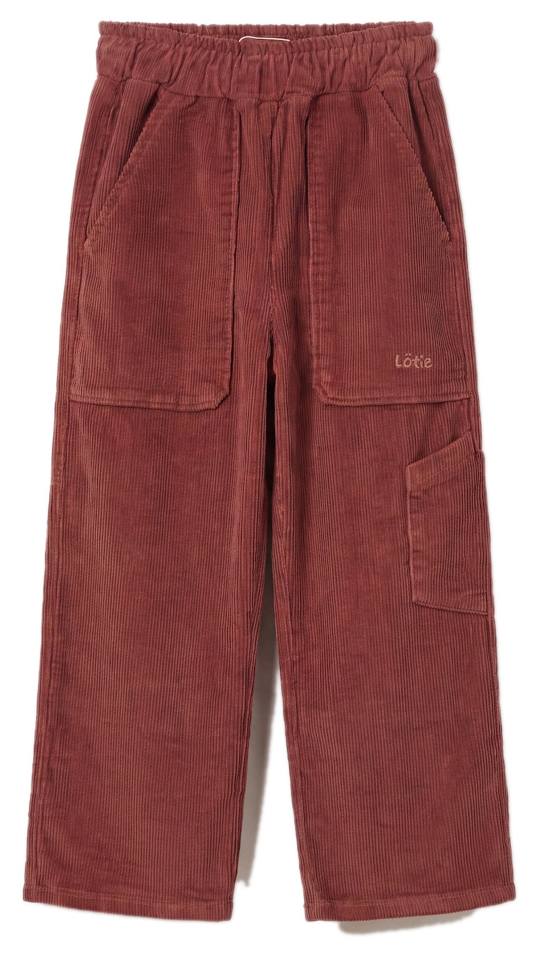 Lötiekids Cordhose Solid washed brown