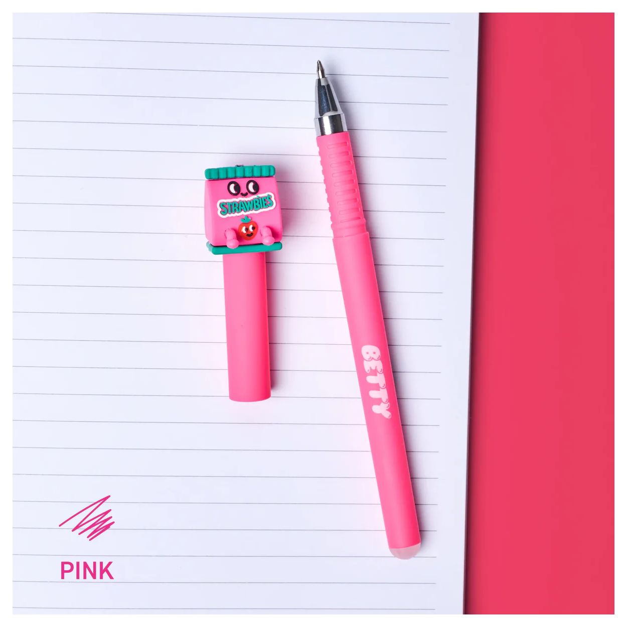 OMY AST PEN BUDDIES pink Betty