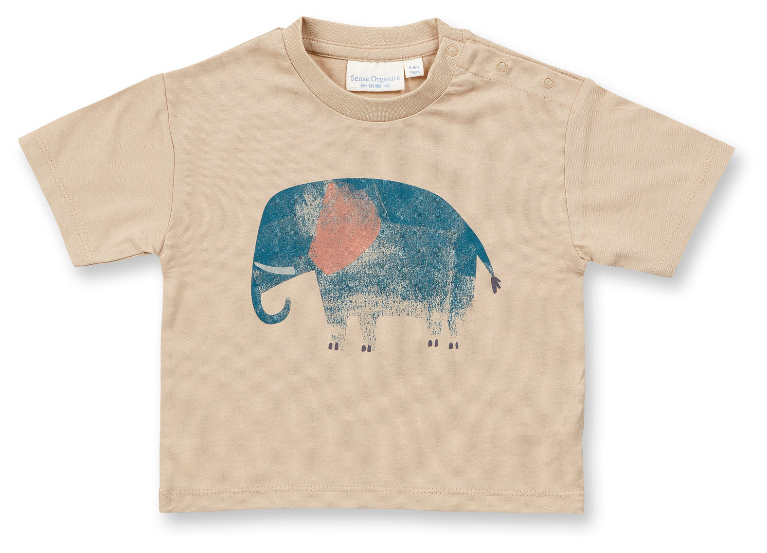 Sense Organic Baby Shirt Elephant sand