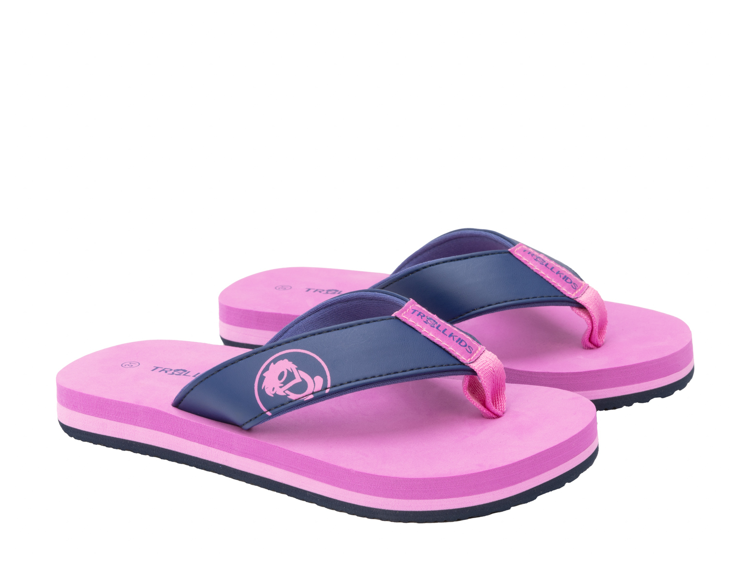 Trollkids Haukland Beach Badeschuhe mallow pink/violet blue