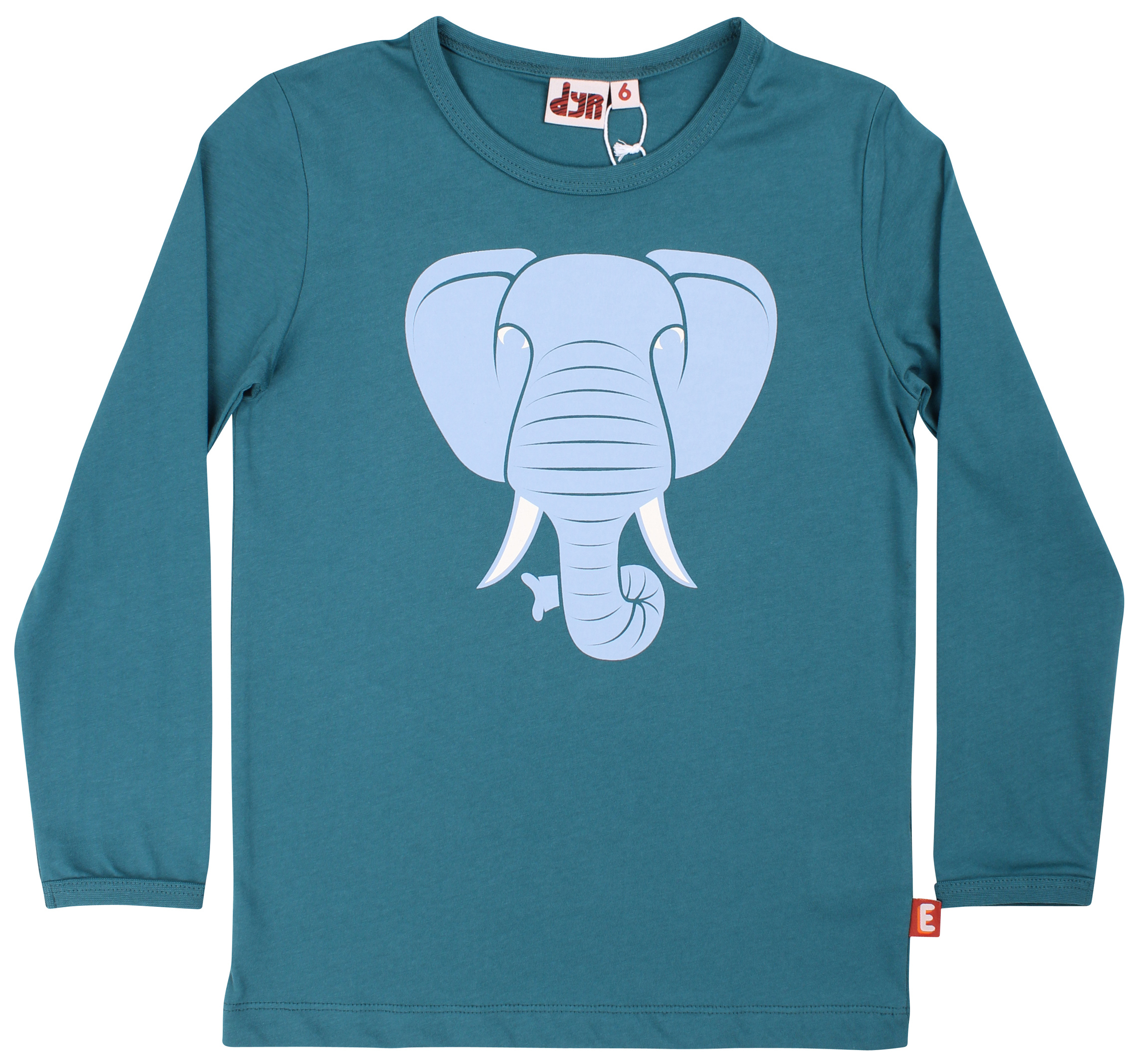 DYR Langarmshirt Dyrshedding ELEPHANT Dk Slate