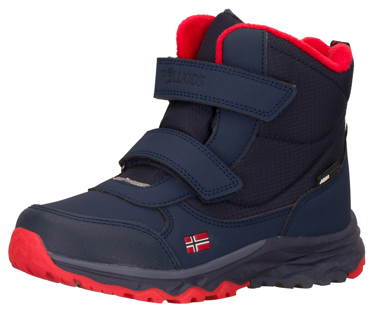 Trollkids Hafjell Tex Winter Boots Cili Red/Navy