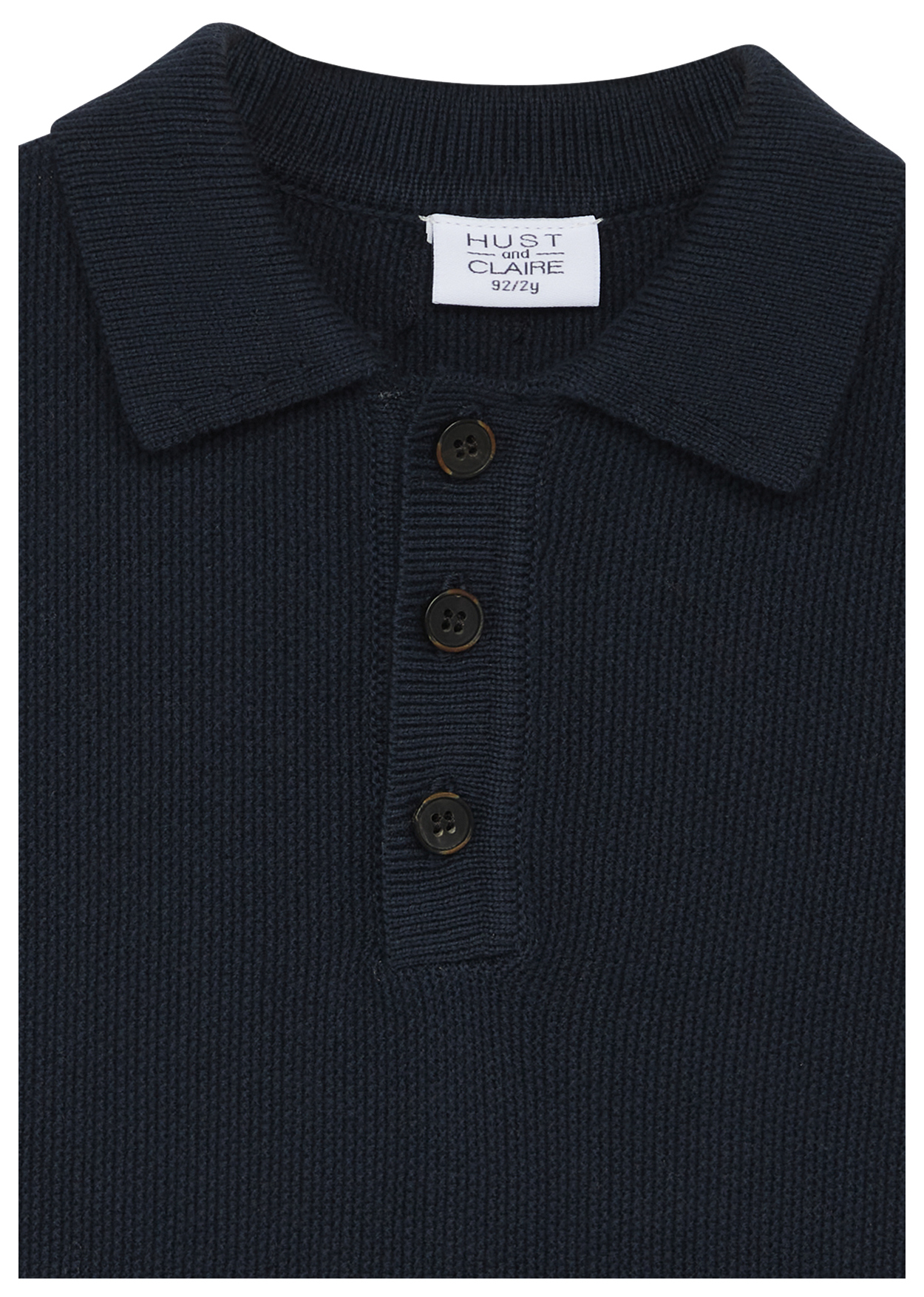 Hust & Claire P Knit Polo Blues