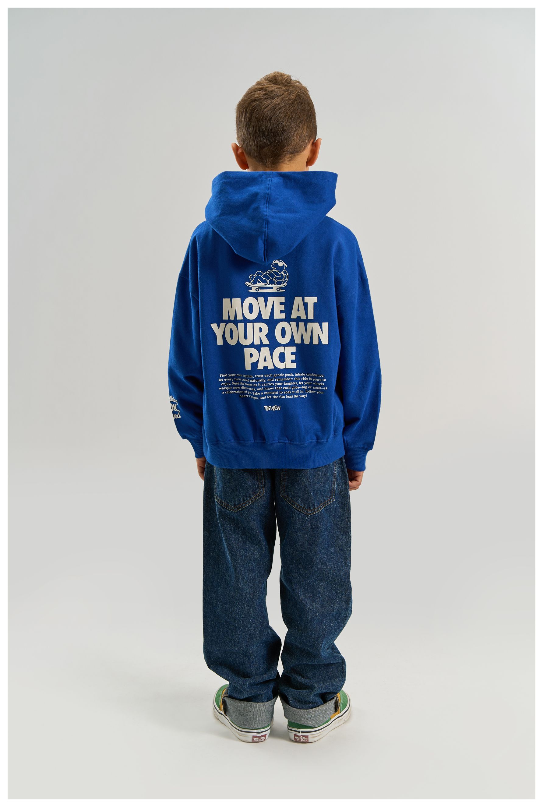 The New Boy Kapuzensweatshirt blue