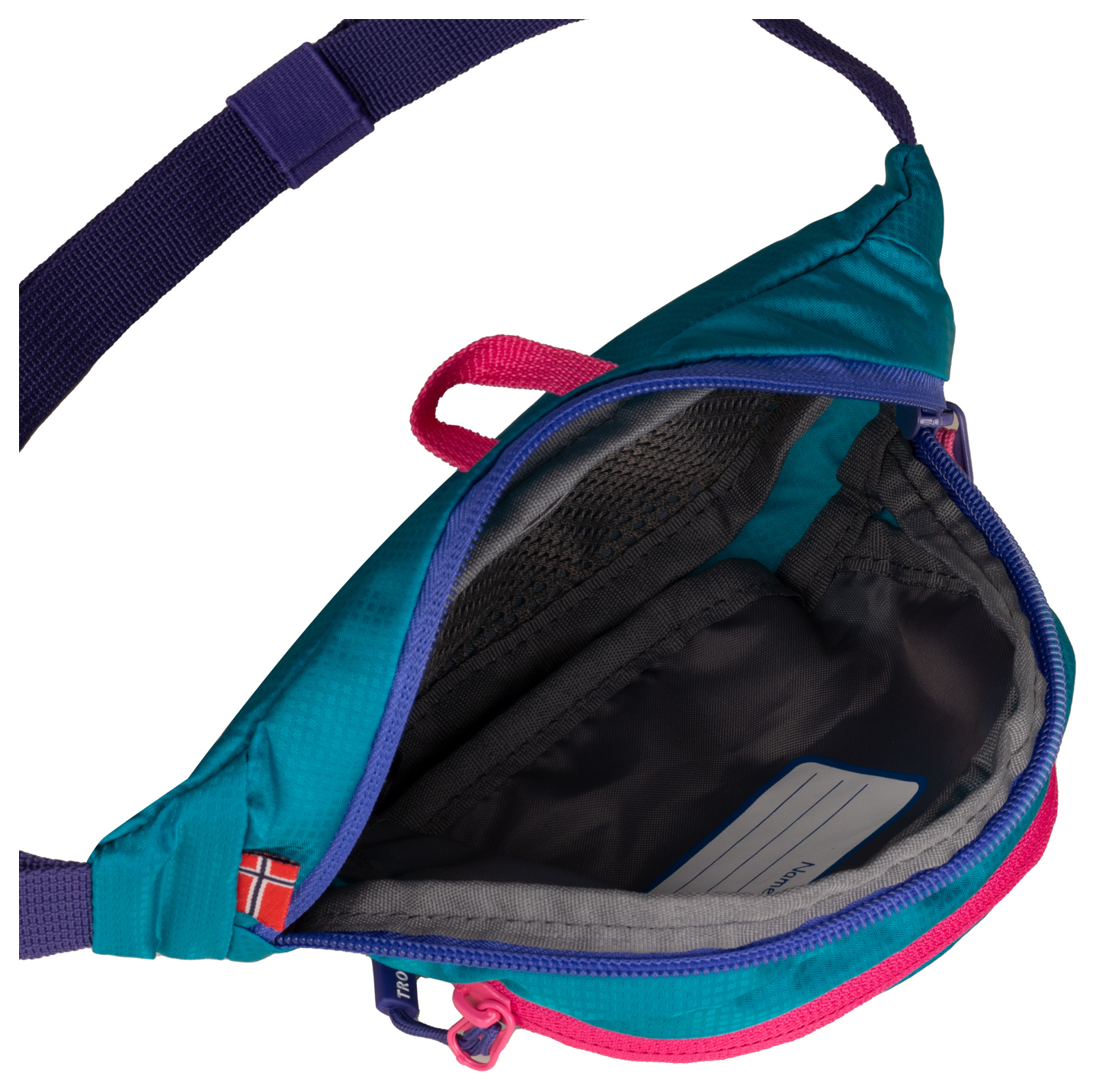 Trollkids Trolltunga Hip bag Dark Turquoise/Light Magenta