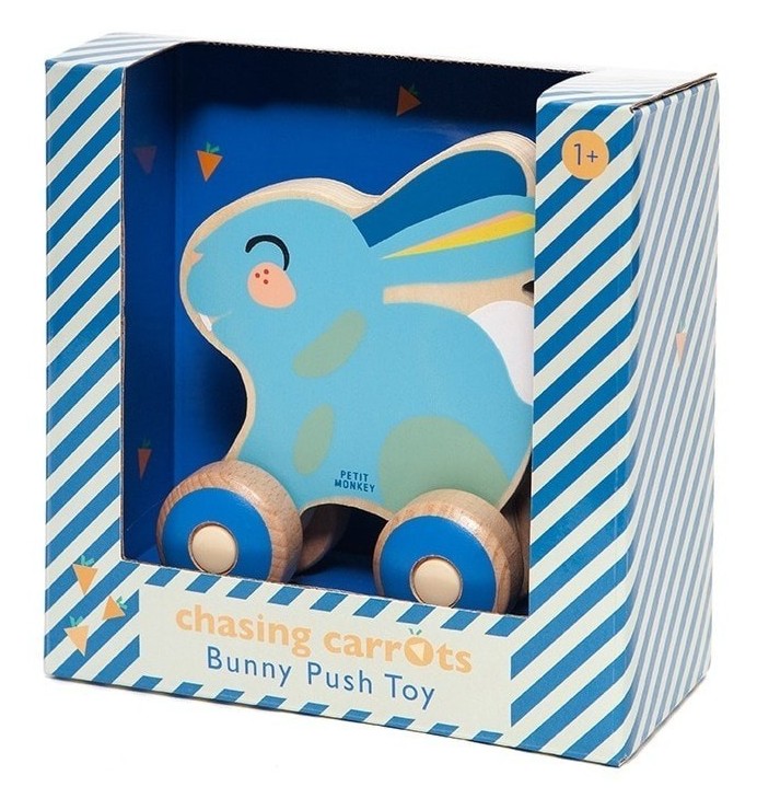 Petit Monkey Schiebetier Holz Hase