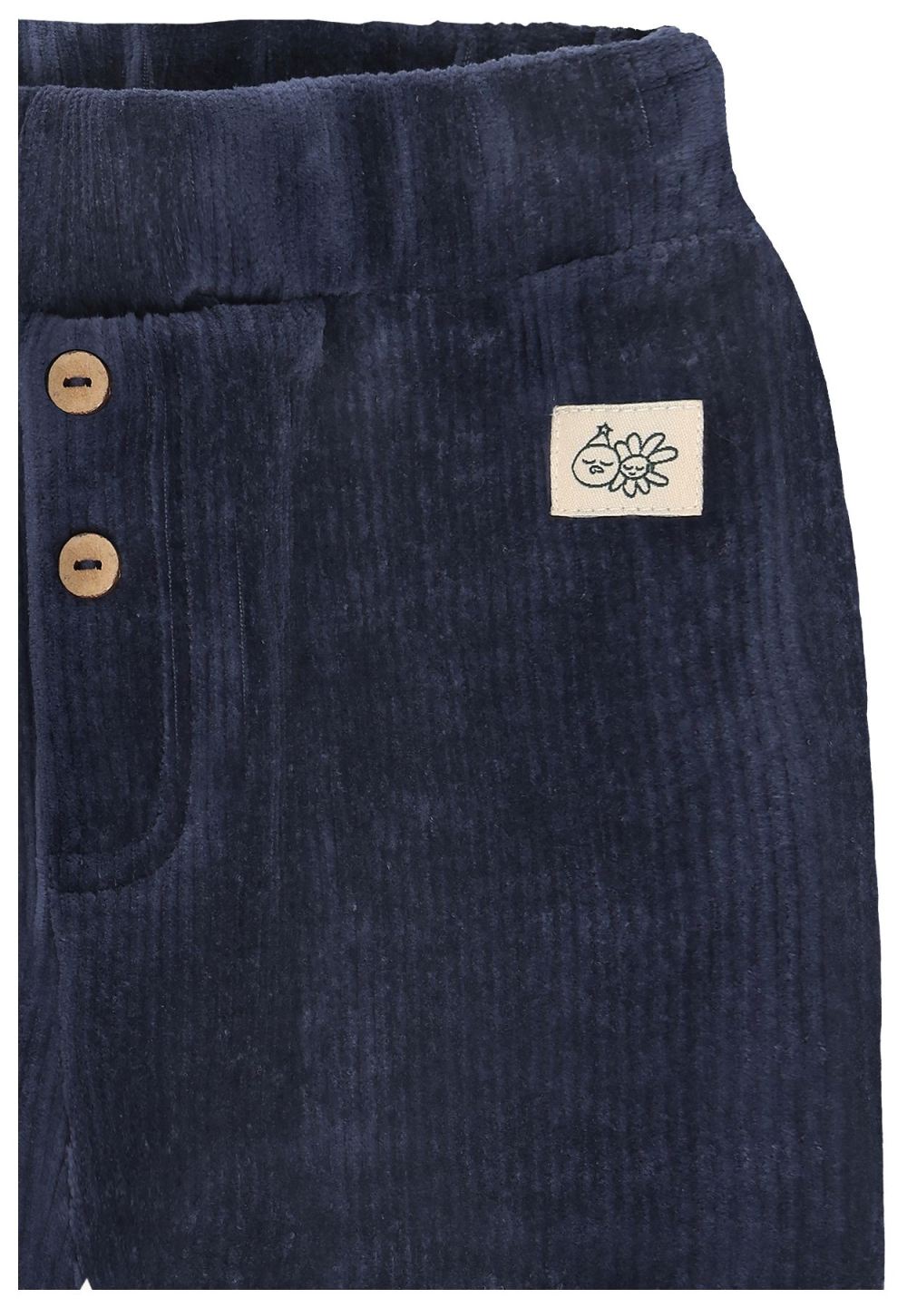 Hust & Claire Ribbed Jogging Hose velour Blues