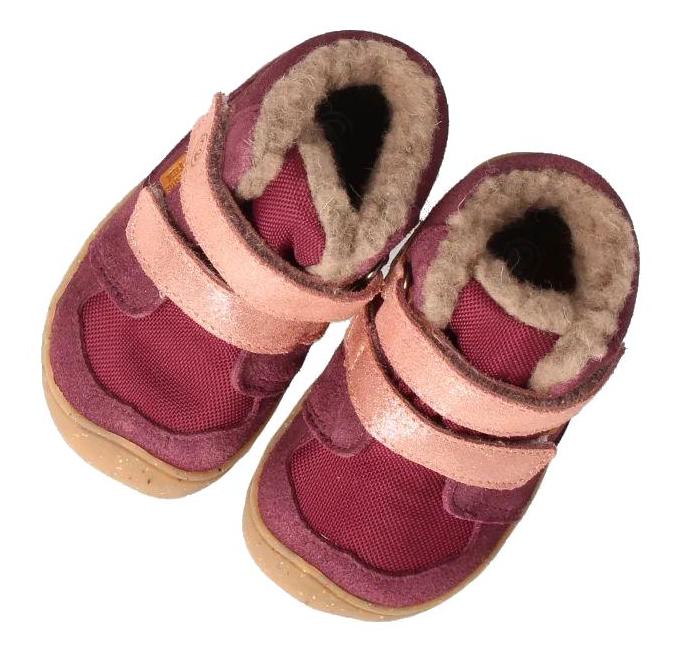 bLIFESTYLE Winterschuh Eisbär Baby pflaume