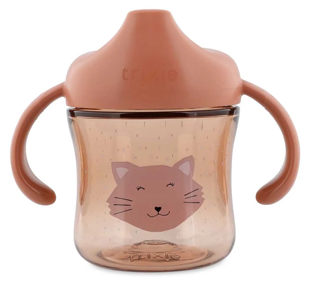 trixie Trinklerntasse mit Griffen - Mrs. Cat