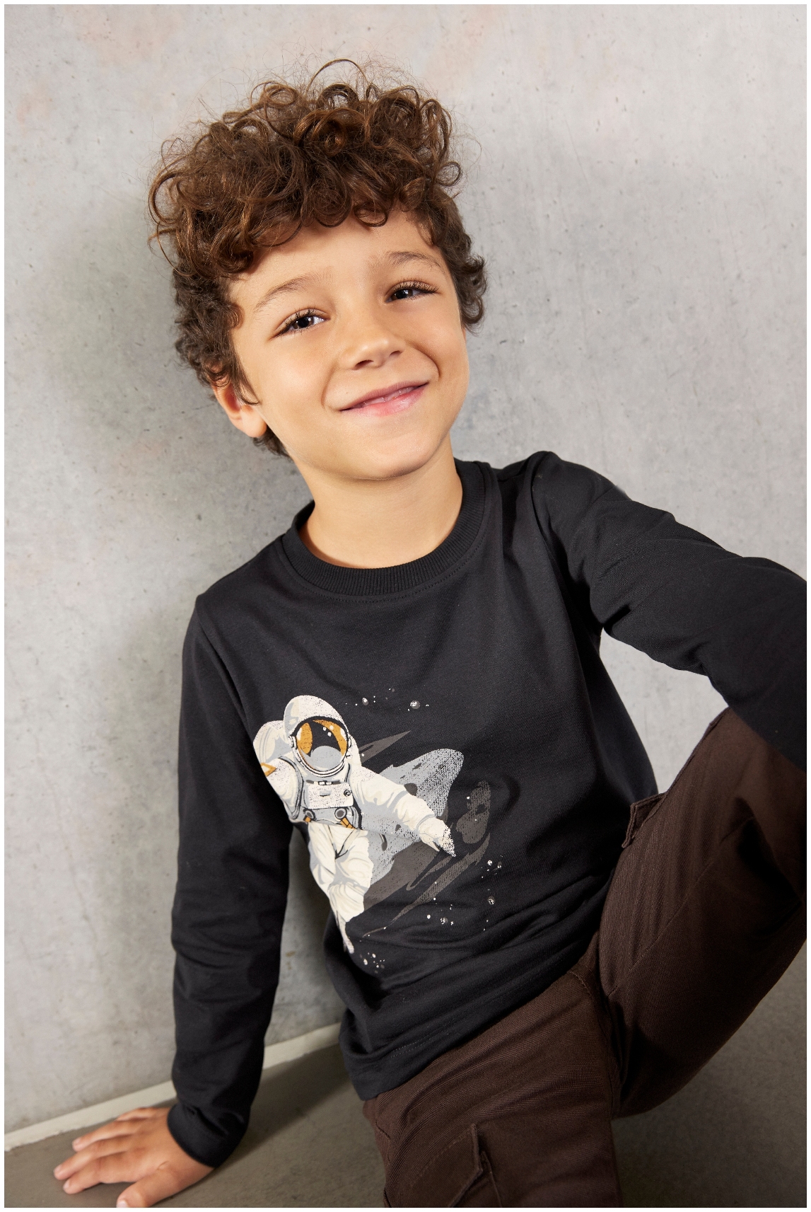 Minymo Boy Langarmshirt Astronaut tap