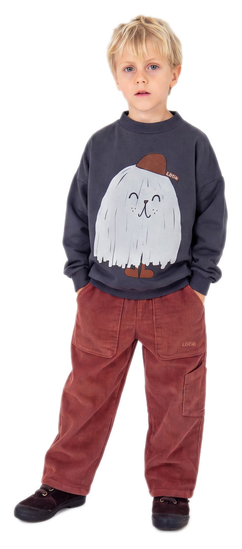 Lötiekids Cordhose Solid washed brown