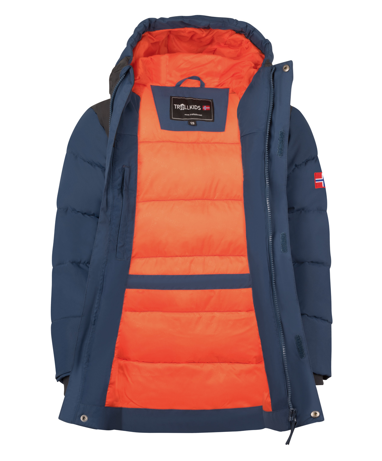 Trollkids Torsvag Parka Mystic Blue/Black